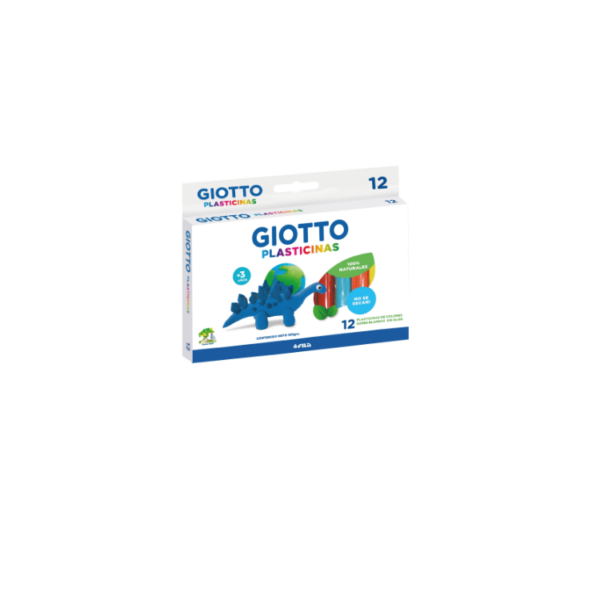 PLASTICINA 12 COLORES GIOTTO